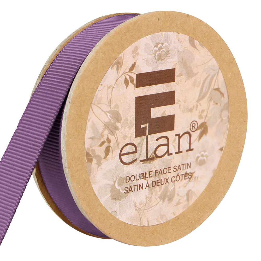 ELAN Grosgrain Ribbon 12mm x 5m - Purple