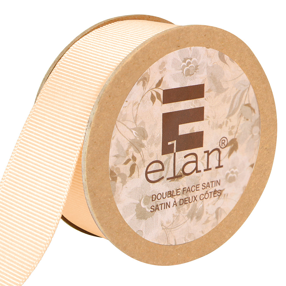 ELAN Grosgrain Ribbon 24mm x 5m - Ecru
