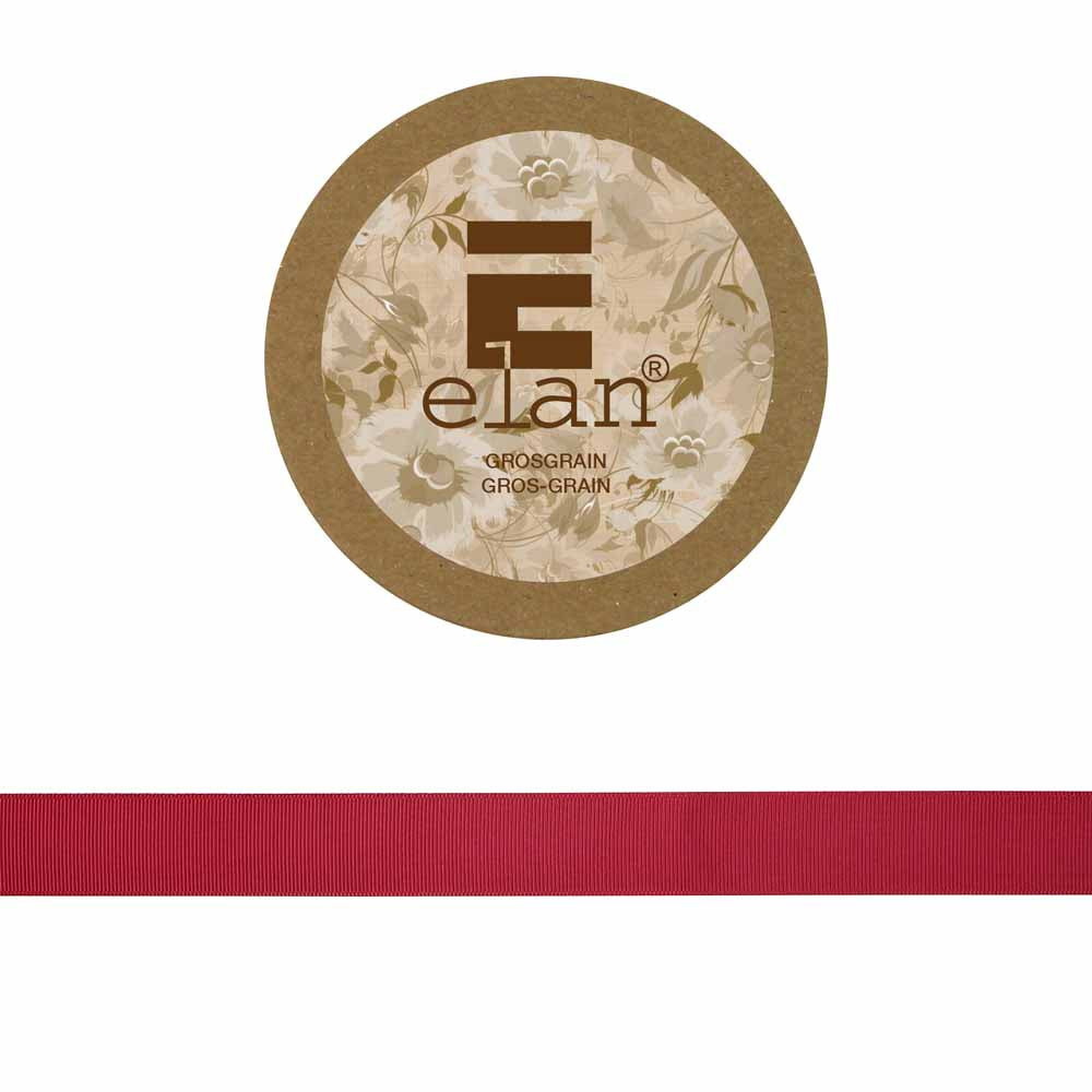 ELAN Grosgrain Ribbon 24mm x 5m - Wine