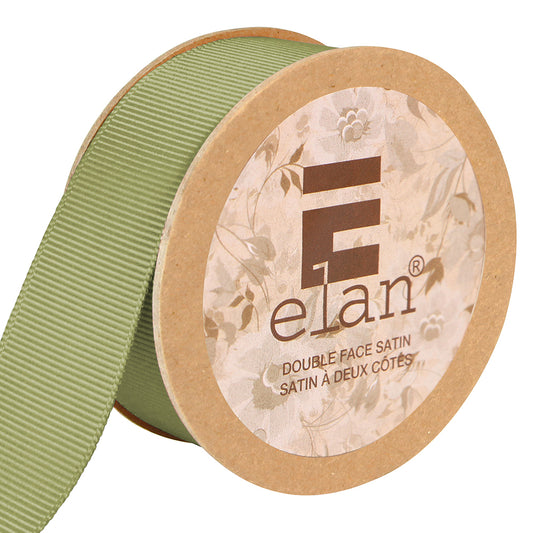 ELAN Grosgrain Ribbon 24mm x 5m - Light Moss