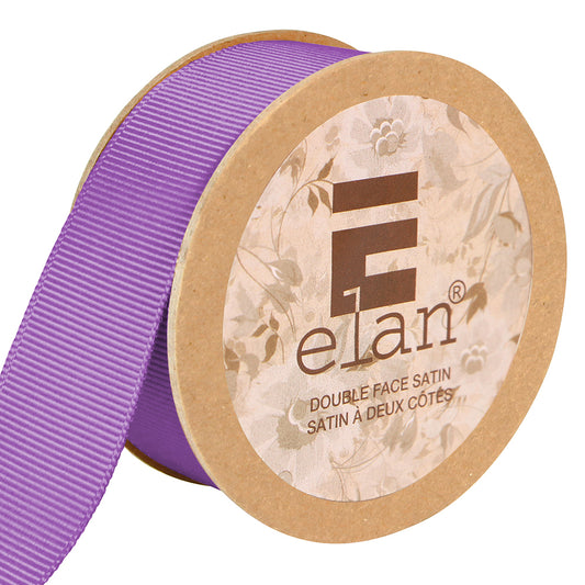 ELAN Grosgrain Ribbon 24mm x 5m - Purple