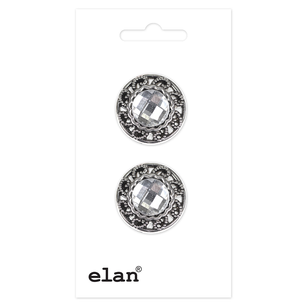 ELAN Shank Button 11 mm (3/8 in) 2 Count