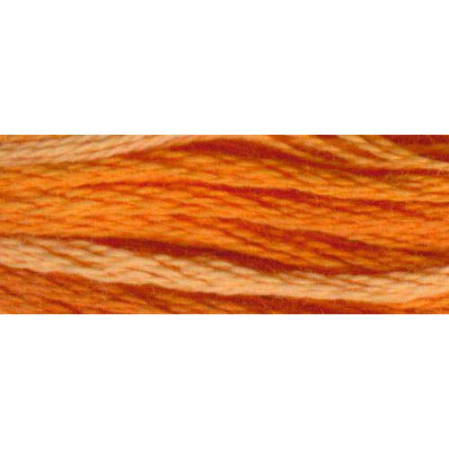 DMC Colour Variations 6-Strand Cotton Floss 4124 Bonfire, 8 m