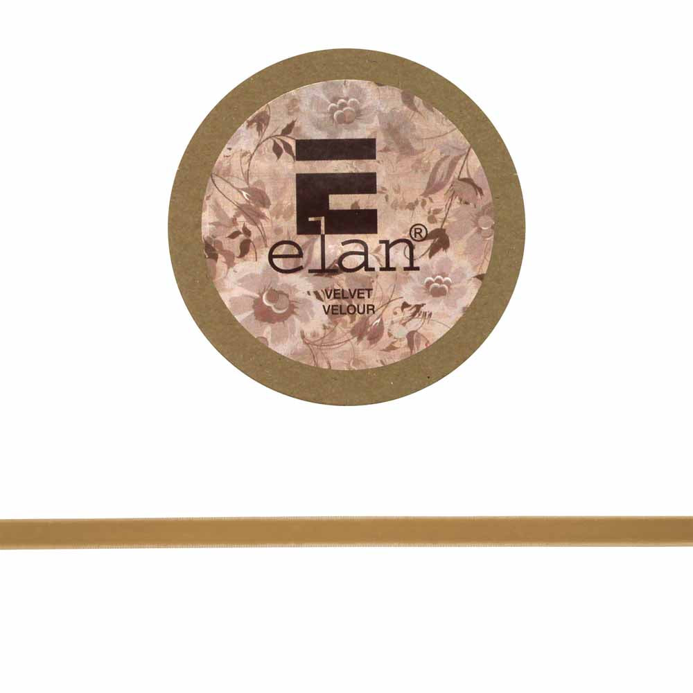 ELAN Velvet Ribbon 9mm x 2m - Gold