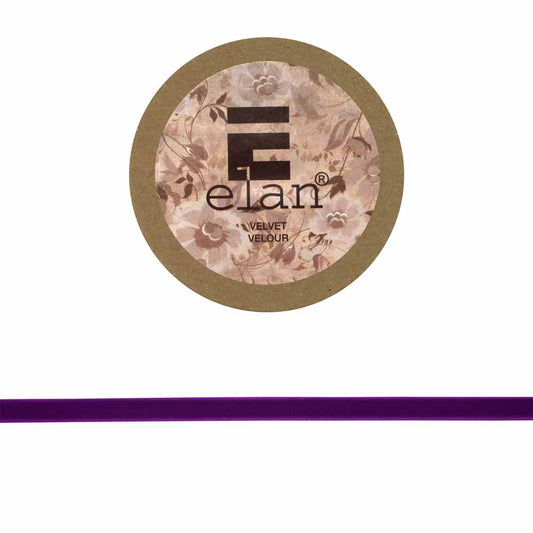 ELAN Velvet Ribbon 9mm x 2m - Purple