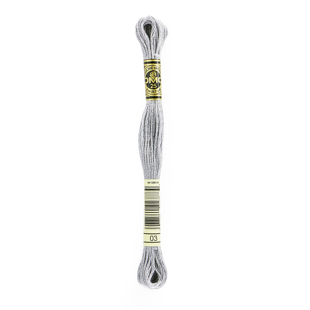 DMC Six-Strand Cotton Embroidery Floss 8 m, Medium Tin 03