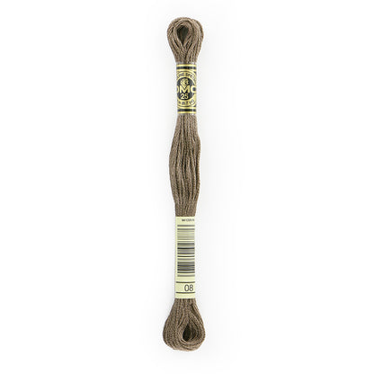 DMC 6-Strand Cotton Embroidery Floss 8m (8.7 yd) 08 Dark Driftwood