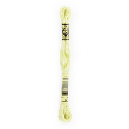 DMC 6-Strand Cotton Embroidery Floss 8m (8.7 yd) 10 Very Light Tender Green