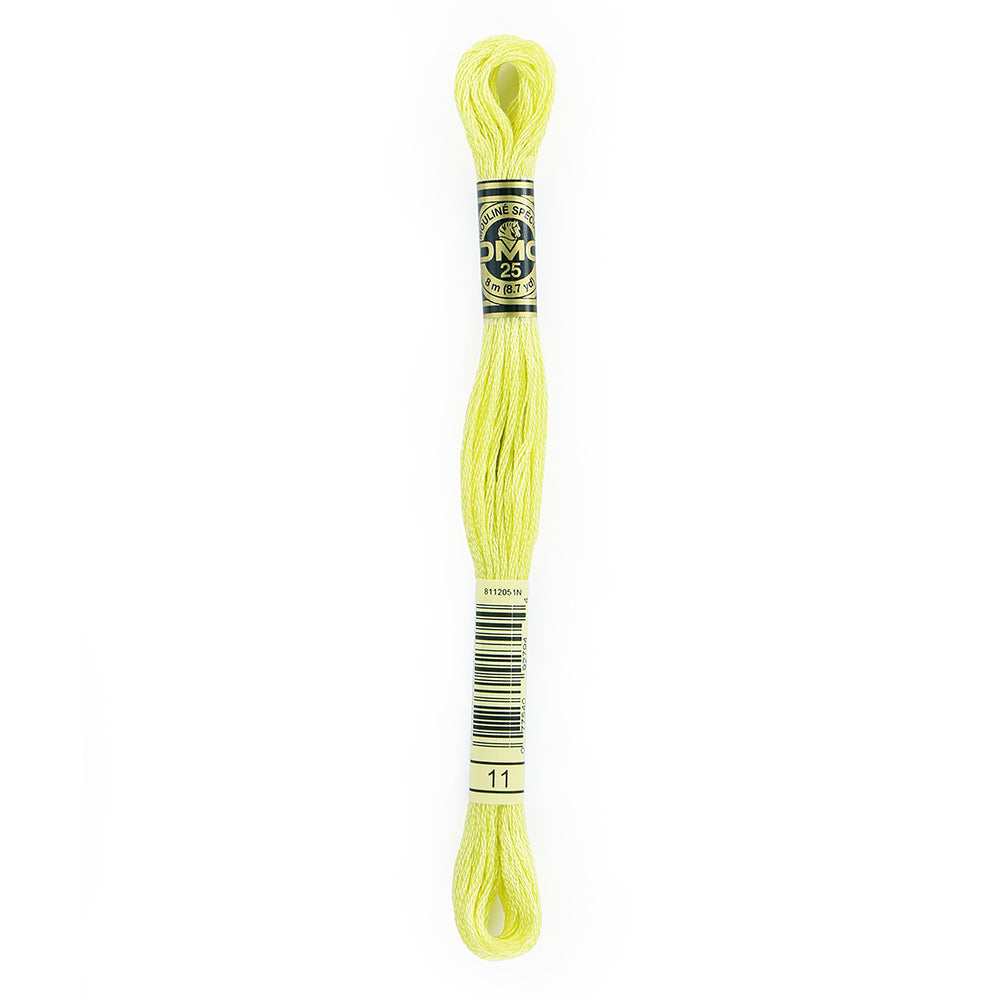DMC 6-Strand Cotton Embroidery Floss 8m (8.7 yd) 11 Light Tender Green