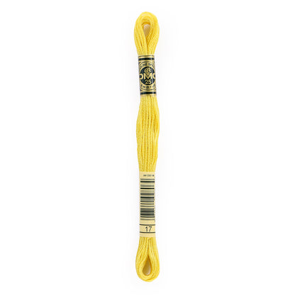 DMC 6-Strand Cotton Embroidery Floss 8m (8.7 yd) 17 Light Yellow Plum