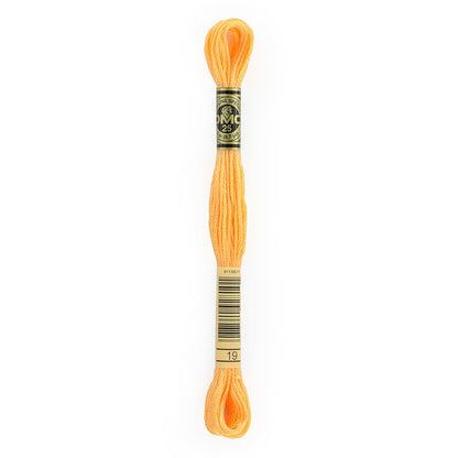 DMC 6-Strand Cotton Embroidery Floss 8m (8.7 yd) 19 Medium Light Autumn Gold