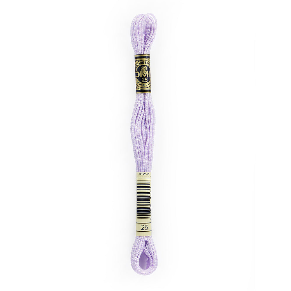 DMC 6-Strand Cotton Embroidery Floss 8m (8.7 yd) 25 Ultra Light Lavender
