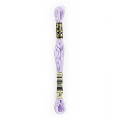 DMC 6-Strand Cotton Embroidery Floss 8m (8.7 yd) 25 Ultra Light Lavender