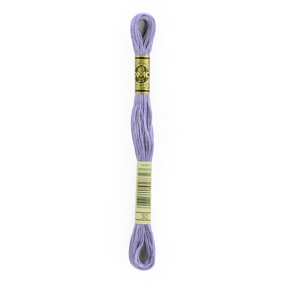 DMC 117 6-Strand Cotton Embroidery Floss 8 m - 30 Medium Light Blueberry