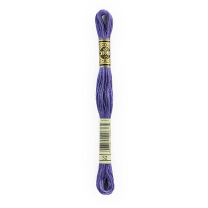DMC 117 6-Strand Cotton Embroidery Floss 8 m - 32 Dark Blueberry