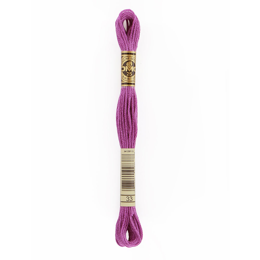DMC 117 6-Strand Cotton Embroidery Floss 8 m - 33 Fuchsia