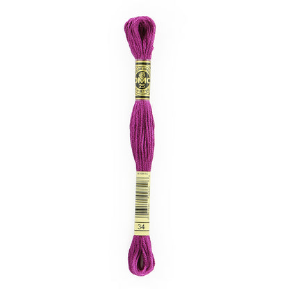 DMC 117 6-Strand Cotton Embroidery Floss 8 m - 34 Dark Fuchsia