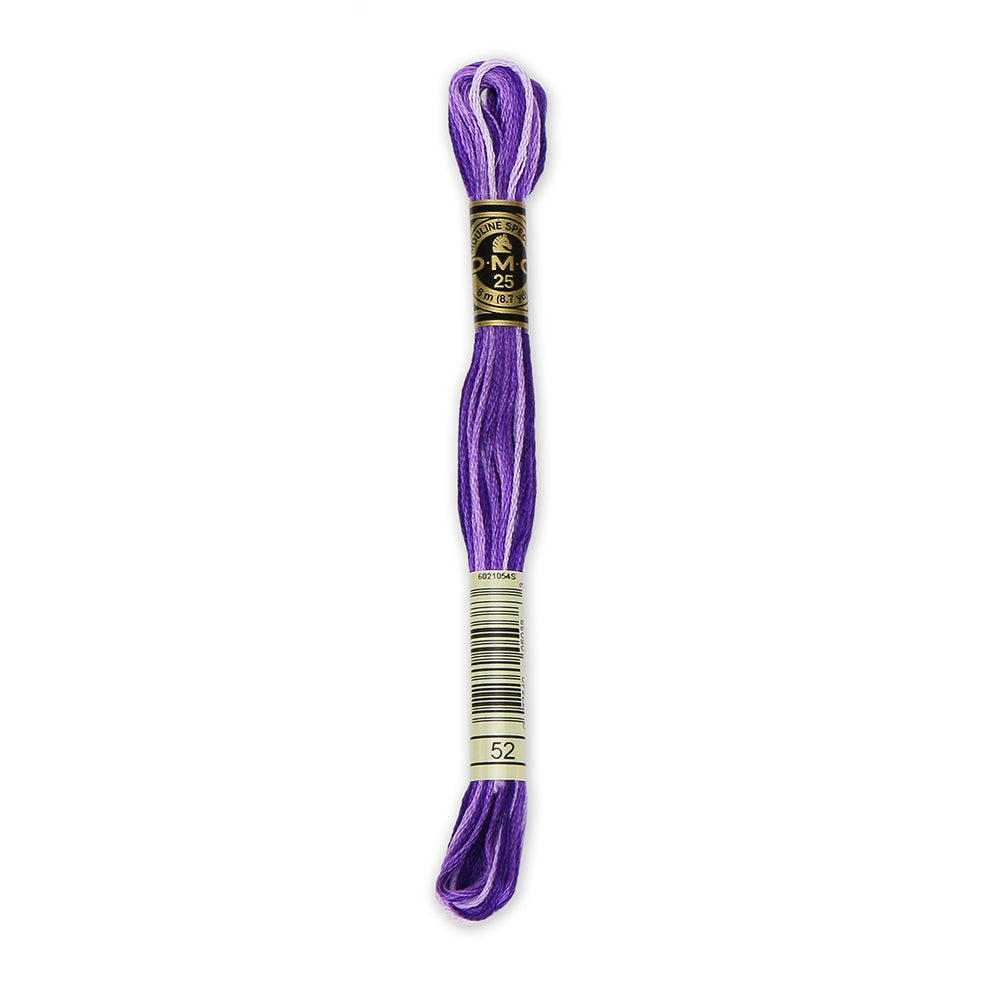 DMC 117 6-Strand Cotton Embroidery Floss 8 m - 52 Variegated Violet