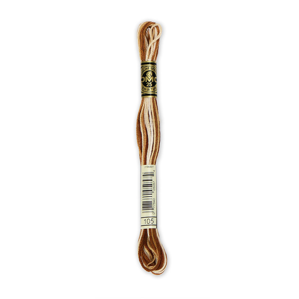 DMC 117 6-Strand Cotton Embroidery Floss 8 m - 105 Tan Brown
