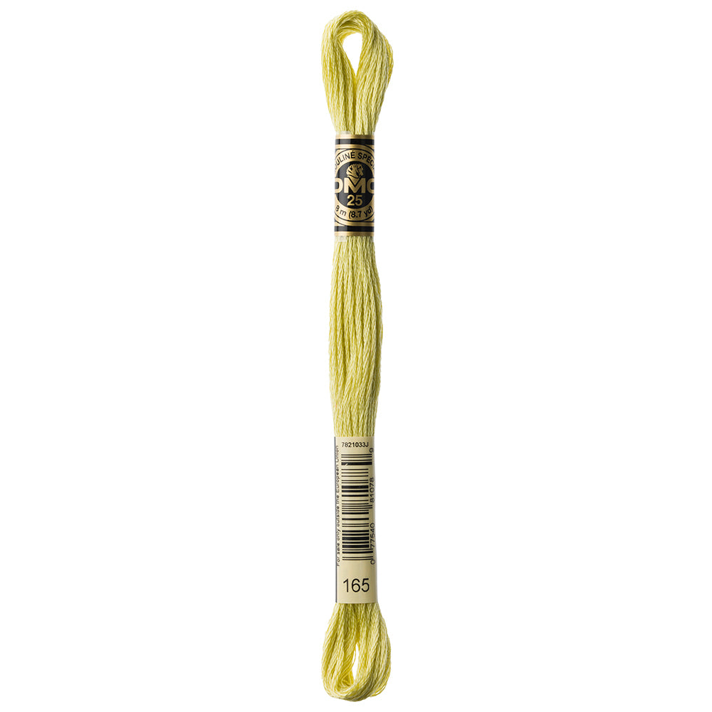 DMC 117 Cotton 6-Strand Embroidery Floss 8 m - 165 V Lt Moss Green