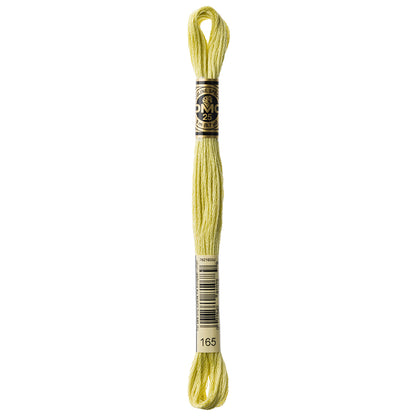 DMC 117 Cotton 6-Strand Embroidery Floss 8 m - 165 V Lt Moss Green
