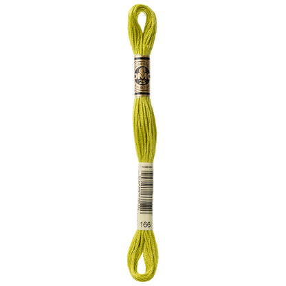 DMC 117 Cotton 6-Strand Embroidery Floss 8 m - 166 Md Lt Moss Green
