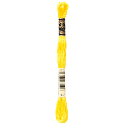 DMC 117 Cotton 6-Strand Embroidery Floss 8 m - 307 Lemon