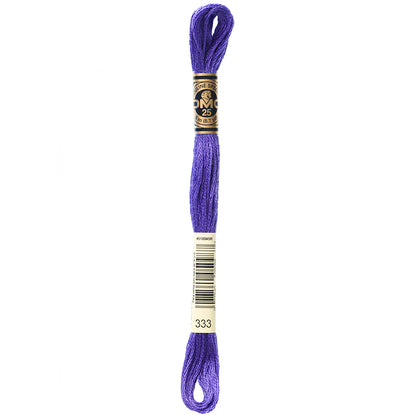 DMC Mouliné Spécial 6-Strand Cotton Embroidery Floss 8 m (8.7 yd) Colour 333