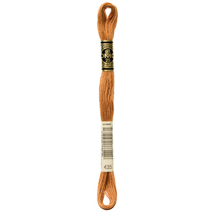 DMC 6-Strand Cotton Embroidery Floss 8 m Colour 435 Very Light Brown