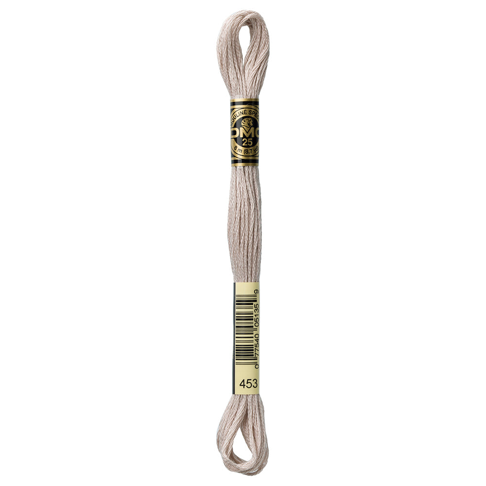 DMC 6-Strand Cotton Embroidery Floss 8 m Colour 453 Light Shell Gray
