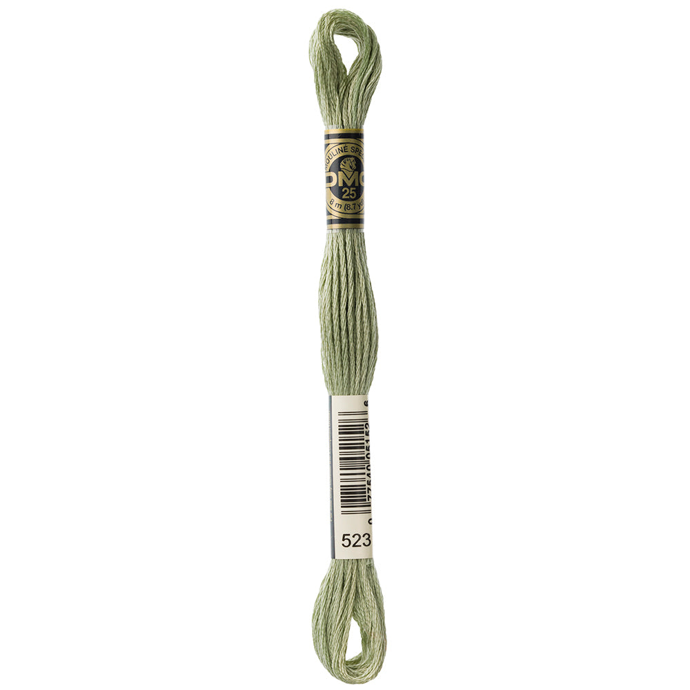 DMC 117 Cotton 6-Strand Embroidery Floss 8 m - 523 Light Fern Green