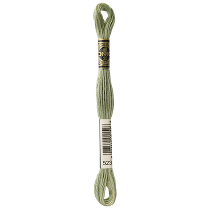 DMC 117 Cotton 6-Strand Embroidery Floss 8 m - 523 Light Fern Green