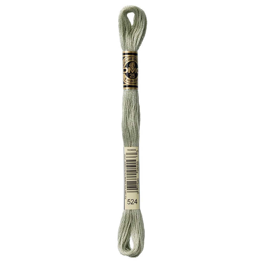 DMC 117 Cotton 6-Strand Embroidery Floss 8 m - 524 Very Light Fern Green