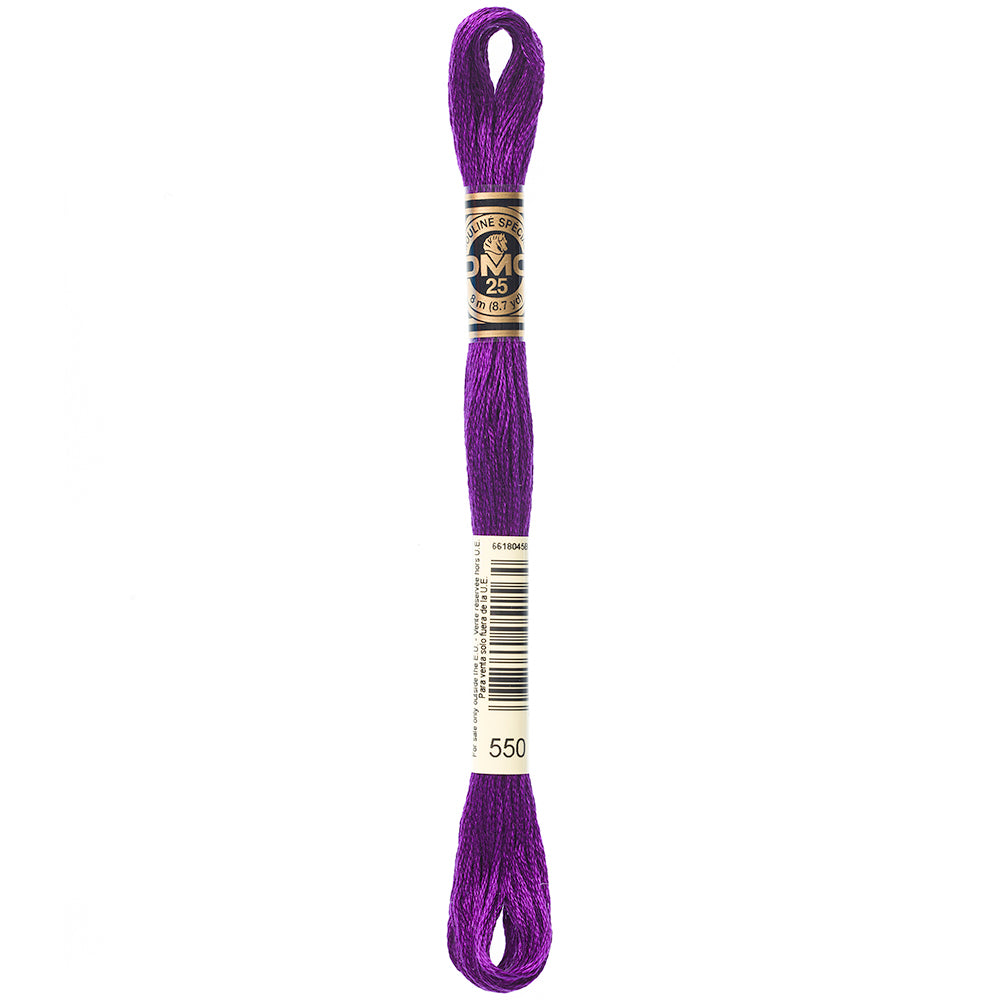 DMC 117 Cotton 6-Strand Embroidery Floss 8 m - 550 Very Dark Violet