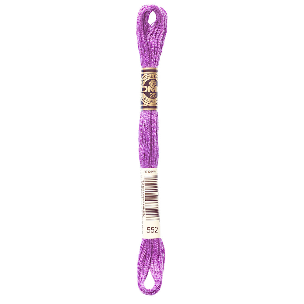DMC 117 Cotton 6-Strand Embroidery Floss 8 m - 552 Medium Violet