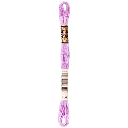 DMC 117 Cotton 6-Strand Embroidery Floss 8 m - 554 Light Violet