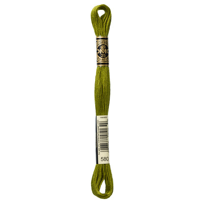 DMC 117 Cotton 6-Strand Embroidery Floss 8 m - 580 Dark Moss Green