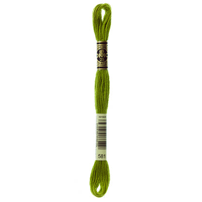 DMC 117 Cotton 6-Strand Embroidery Floss 8 m - 581 Moss Green