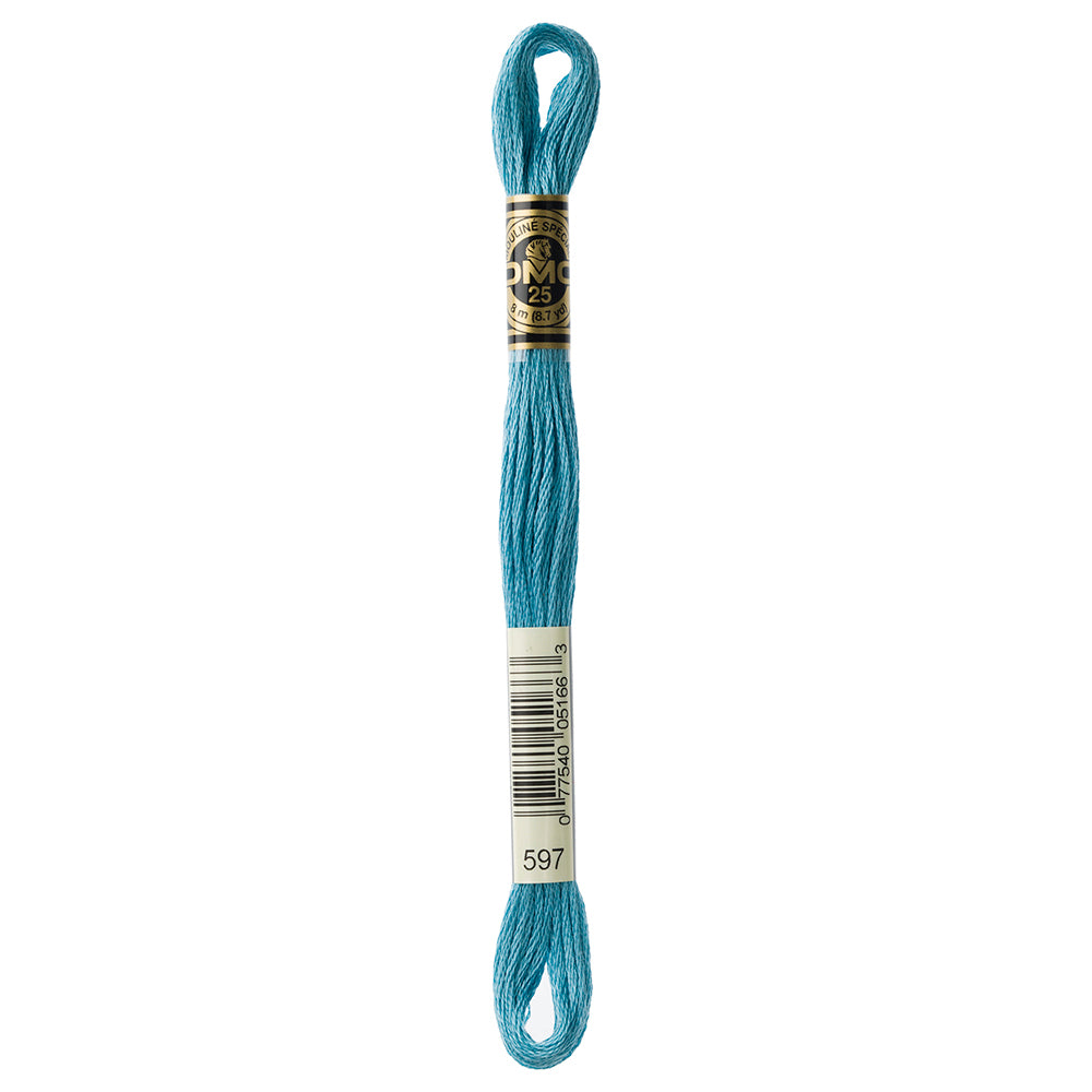 DMC Cotton 6-Strand Embroidery Floss, 8 m, Colour 597