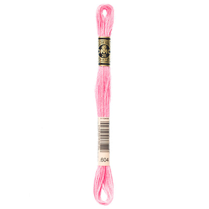 DMC Cotton 6-Strand Embroidery Floss, 8 m, Colour 604