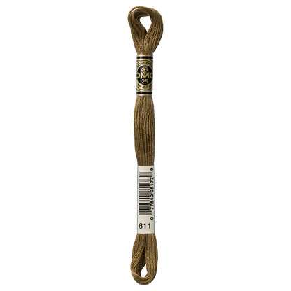 DMC Cotton 6-Strand Embroidery Floss, 8 m, Colour 611