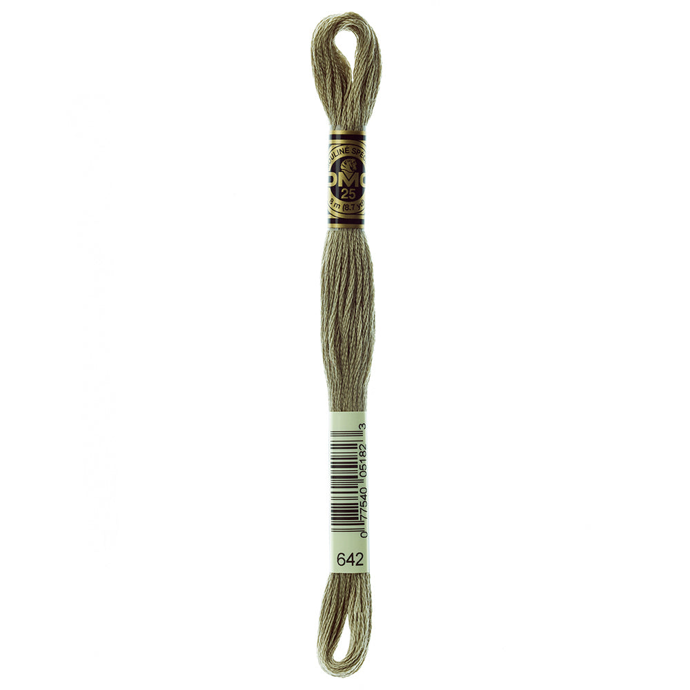 DMC Cotton 6-Strand Embroidery Floss, 8 m, Colour 642