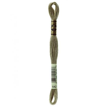 DMC Cotton 6-Strand Embroidery Floss, 8 m, Colour 642