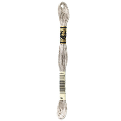 DMC 117 cotton embroidery floss, Shade 648, 8 m