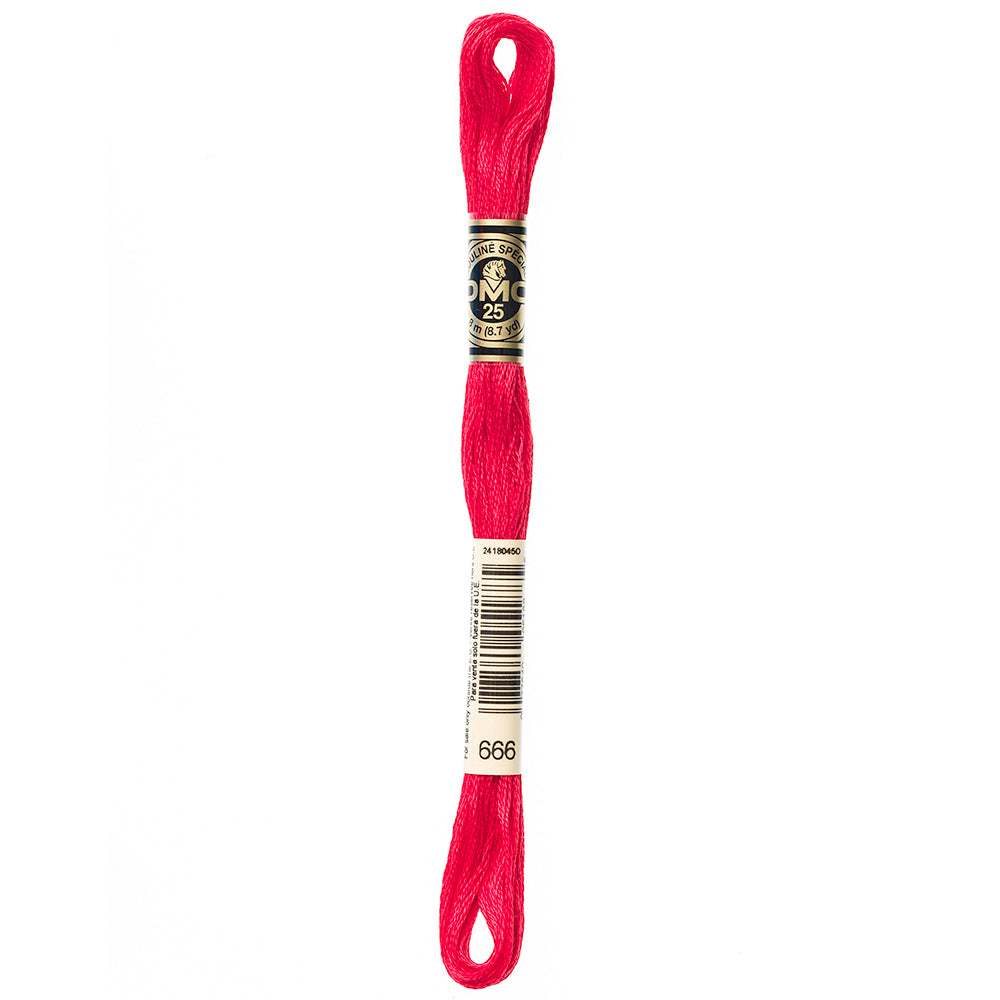 DMC 117 Cotton 6-Strand Floss 8 m (8.7 yd), Shade 666