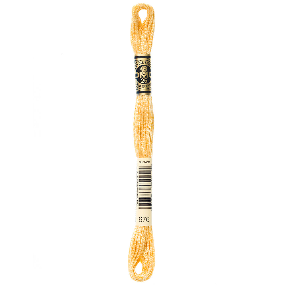 DMC 117 Cotton 6-Strand Floss 8 m (8.7 yd), Shade 676
