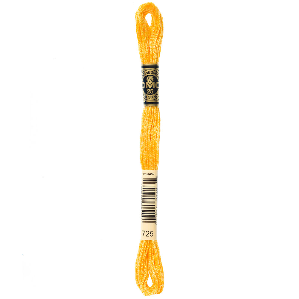 DMC 117 Cotton 6-Strand Floss 8 m (8.7 yd), Shade 725