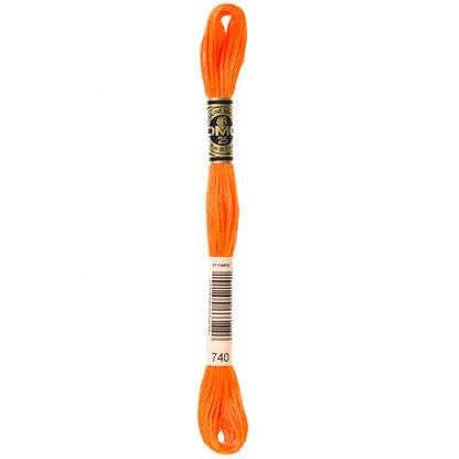 DMC #117 Cotton 6-Strand Floss 8 m - Tangerine (740)