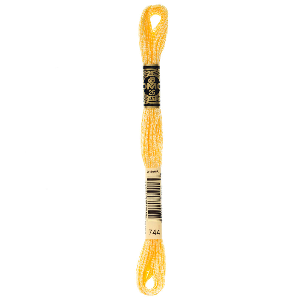 DMC #117 Cotton 6-Strand Floss 8 m - Pale Yellow (744)