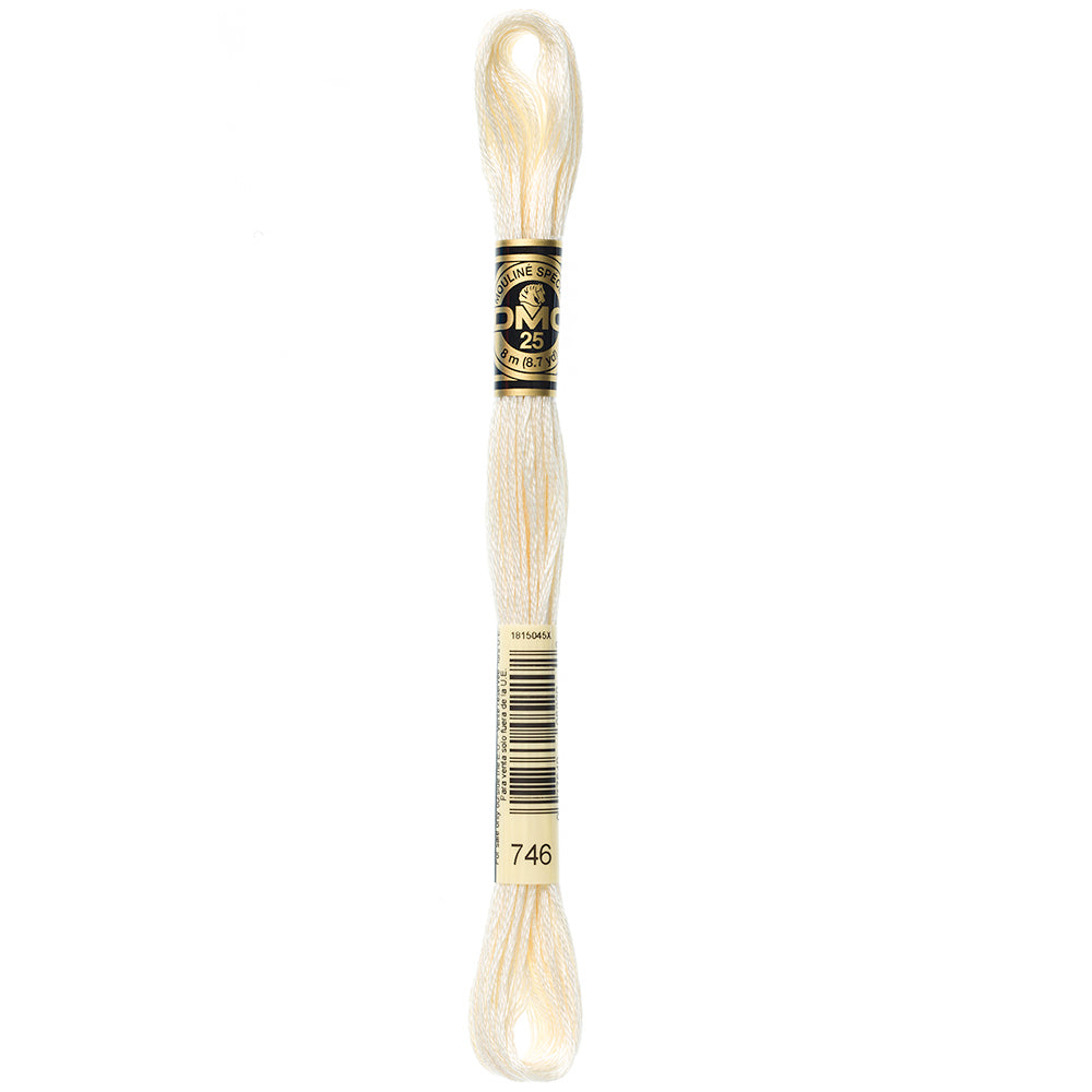 DMC #117 Cotton 6-Strand Floss 8 m - Off White (746)